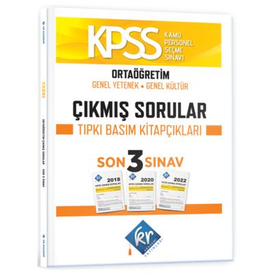 Kr Akademi Yayınları KPSS Ortaöğretim Genel Yetenek Genel Kültür Çıkmış Sorular Son 3 Yıl Tıpkı Basım