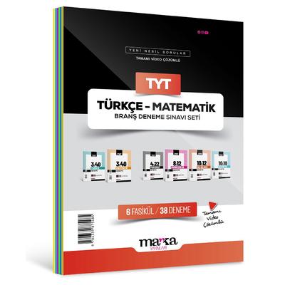 Marka Yayınları 2024 Tyt Türkçe  Matematik Branş Deneme Sınavı Seti 6 Fasikül 38 Deneme
