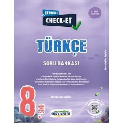 Okyanus Yayınları Lgs 8. Sınıf Kendini Check  Et Türkçe Soru Bankası