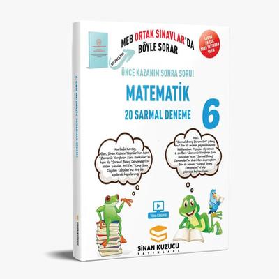 Sinan Kuzucu Yayınları 6. Sınıf Matematik 20 Sarmal Branş Denemesi