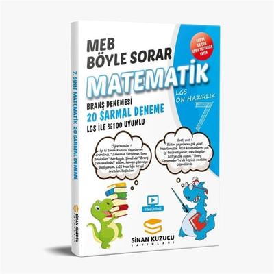 Sinan Kuzucu Yayınları 7. Sınıf Matematik 20 Sarmal Branş Denemesi