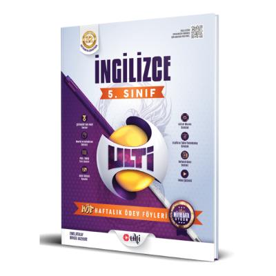 Ulti Yayınları 5. Sınıf İngilizce Haftalık Ödev Föyleri