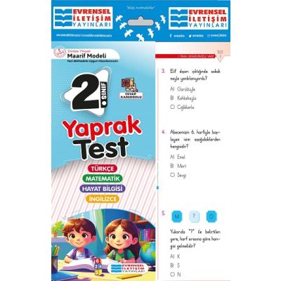 2.Sınıf Maarif Model Tüm Dersler Yaprak Test