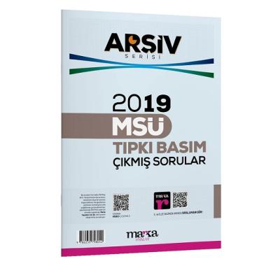 2019 MSÜ ARŞİV SERİSİ Tıpkı Basım Çıkmış Sorular Tamamı Video Çözümlü