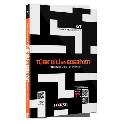 2025 AYT Türk Dili ve Edebiyatı Konu Özetli Yeni Nesil Soru Bankası Tamamı Video Çözümlü Marka Yayınları (Ciltli)