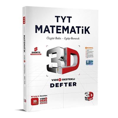 3D Yayınları Tyt Matematik Video Destekli Defter