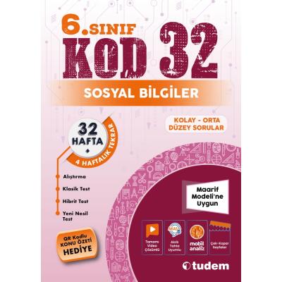 6. Sınıf Sosyal Bilgiler Kod 32