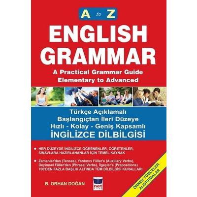 A to Z English Grammar A'dan Z'ye İngilizce Dilbilgisi