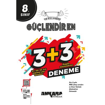 Ankara Yayıncılık LGS 8. Sınıf Güçlendiren 3+3 Deneme
