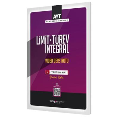 AYT Limit Türev İntegral Video Ders Notları (Ciltli)