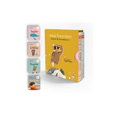 Bebek Üniversitesi 2 / Hikayeli İlk Kavramlarım Set (4 Kitap)