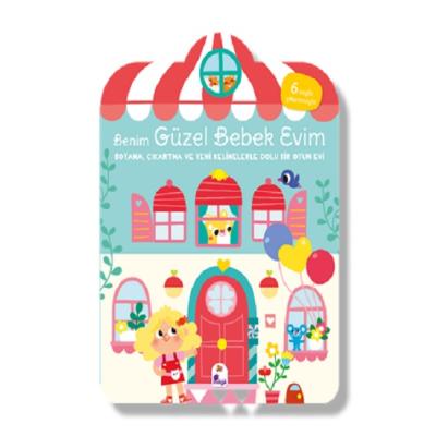 Benim Güzel Bebek Evim – Boyama, Çıkartma ve Yeni Kelimelerle Dolu Bir Oyun Evi (6 sayfa çıkartmasıyla)
