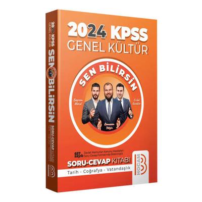 Benim Hocam Yayınları 2024 Kpss Genel Kültür Sen Bilirsin TarihCoğrafyaVatandaşlık Soru Cevap Kitabı