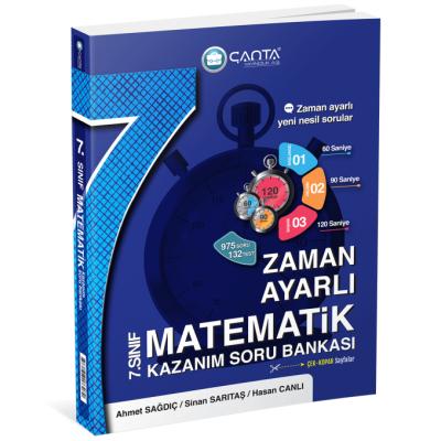 Çanta Yayınları 7. Sınıf Matematik Zaman Ayarlı Kazanım Soru Bankası