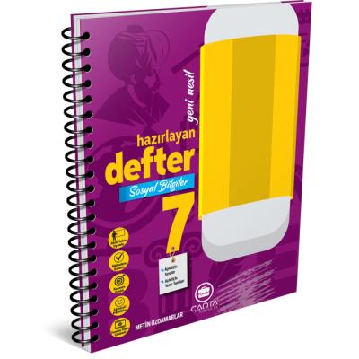 Çanta Yayınları 7. Sınıf Sosyal Bilgiler Hazırlayan Defter