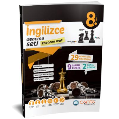 Çanta Yayınları LGS 8. Sınıf İngilizce Kazanım Sıralı Deneme Seti