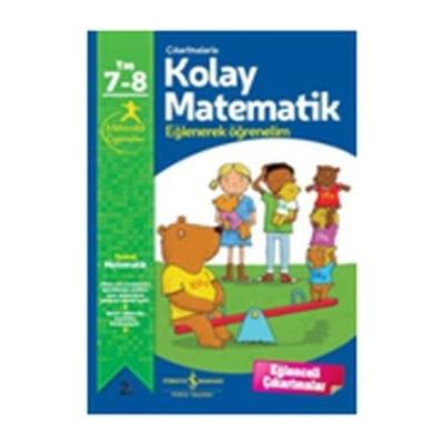 Çıkartmalarla Kolay Matematik 7-8 Yaş