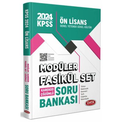 Data Yayınları 2024 Kpss Ön Lisans Soru Bankası Modüler Fasikül Set  Karekod Çözümlü