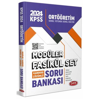 Data Yayınları 2024 Kpss Ortaöğretim Soru Bankası Modüler Fasikül Set  Karekod Çözümlü