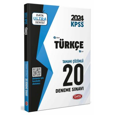 Data Yayınları 2024 KPSS Ultra Serisi Türkçe 20 Deneme Sınavı