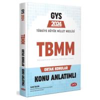 Data Yayınları 2024 Türkiye Büyük Millet Meclisi (Tbmm) Gys Ortak Konular Konu Anlatımlı