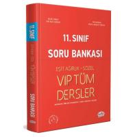 Editör Yayınları 11. Sınıf Vıp Tüm Dersler (Eşit AğırlıkSözel) Soru Bankası Kırmızı Kitap