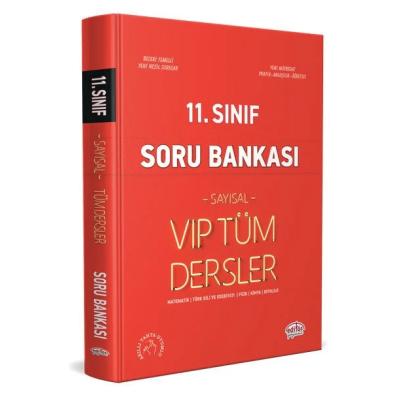Editör Yayınları 11. Sınıf Vıp Tüm Dersler (Sayısal) Soru Bankası Kırmızı Kitap