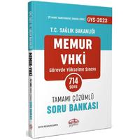 Editör Yayınları 2023 T.C. Sağlık Bakanlığı Memur VHKİ Tamamı Çözümlü Soru Bankası