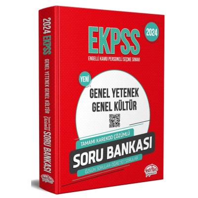 Editör Yayınları 2024 EKpss Tek Kitap Soru Bankası (Karekod Çözümlü)