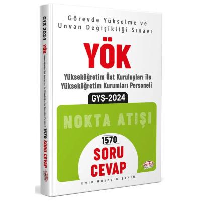 Editör Yayınları 2024 Yükseköğretim Kurumu (Yök) Gys Nokta Atışı SoruCevap