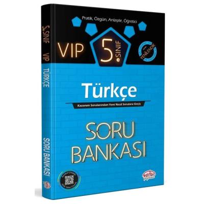 Editör Yayınları 5. Sınıf Vıp Türkçe Soru Bankası