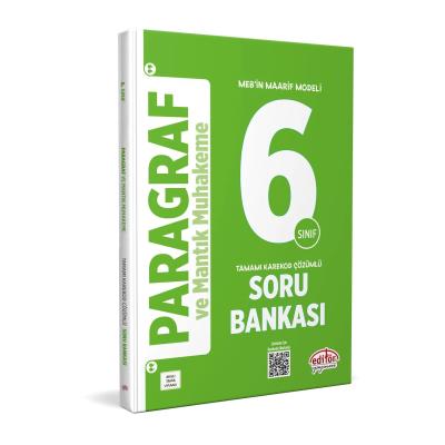 Editör Yayınları 6. Sınıf Paragraf ve Mantık Muhakeme Soru Bankası