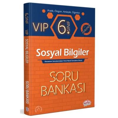 Editör Yayınları 6. Sınıf Vıp Sosyal Bilgiler Soru Bankası