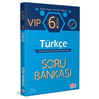 Editör Yayınları 6. Sınıf Vıp Türkçe Soru Bankası