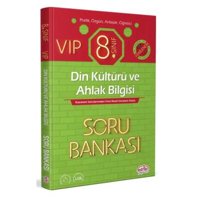 Editör Yayınları Lgs 8. Sınıf Vıp Din Kültürü Ve Ahlak Bilgisi Soru Bankası