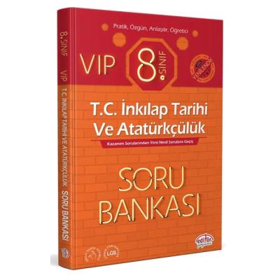 Editör Yayınları Lgs 8. Sınıf Vıp T.c. İnkılap Tarihi Ve Atatürkçülük Soru Bankası