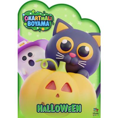 Halloween Zamanı – Çıkartmalı Boyama Kitabı