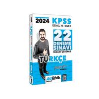 HocaWebde Yayınları 2024 KPSS GY Türkçe Tamamı Çözümlü 22 Deneme Sınavı