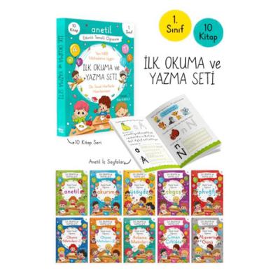 İlk Okuma ve Yazma Seti - 10 Kitap