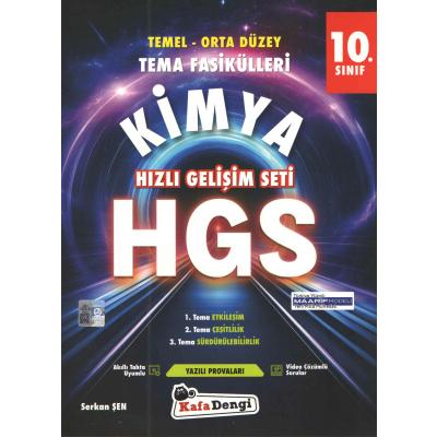 Kafa Dengi Yayınları 10. Sınıf HGS Kimya Tema Fasikülleri