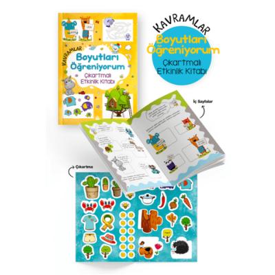 Kavramlar - Boyutları Öğreniyorum - Çıkartmalı Etkinlik Kitabı