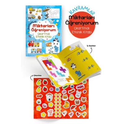 Kavramlar – Miktarları Öğreniyorum – Çıkartmalı Etkinlik Kitabı