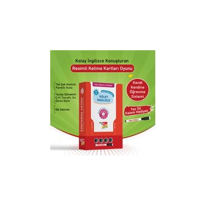 Kolay Öğrenme Yöntemiyle Kolay İngilizce Konuşturan Resimli Kelime Kartları