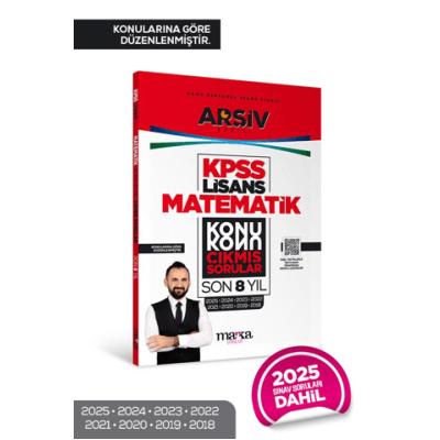 KPSS Lisans Matematik Konu Konu Çıkmış Sorular Son 8 yıl Çıkmış Sorular (2025 Dahil)