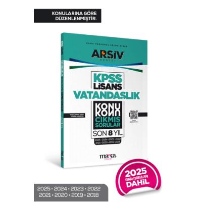 KPSS Lisans Vatandaşlık Konu Konu Çıkmış Sorular Son 8 Yıl Çıkmış Sorular (2025 Dahil)