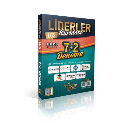 Liderler Karması 2025 Model LGS 8. Sınıf Tüm Dersler 7+2 Deneme Çözümlü