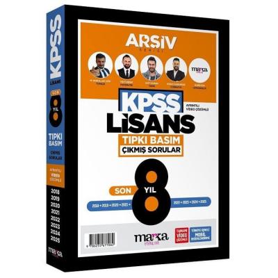 Marka 2026 KPSS Genel Yetenek Genel Kültür Lisans Çıkmış Sorular Son 8 Yıl Tıpkı Basım Çözümlü ARŞİV Serisi Marka Yayınları