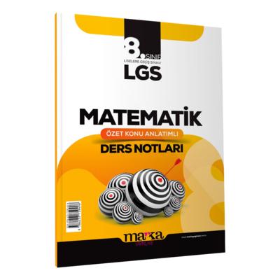 Marka Yayınları LGS 8. Sınıf Matematik Özet Konu Anlatımlı Ders Notları