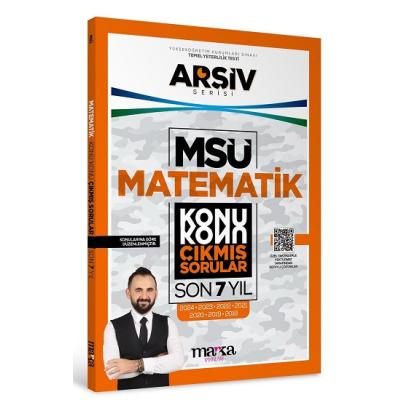 MSÜ MATEMATİK Konu Konu ÇIKMIŞ SORULAR Son 7 Yıl