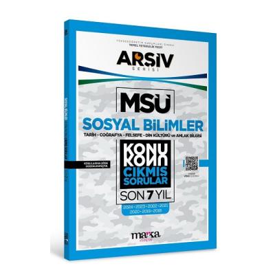 MSÜ SOSYAL BİLİMLER Konu Konu ÇIKMIŞ SORULAR Son 7 Yıl